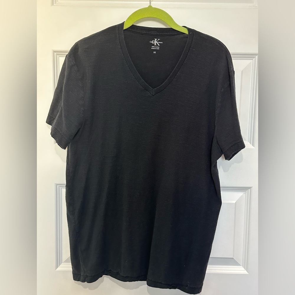 Calvin Klein Men’s Plain Black Tshirt Sz M